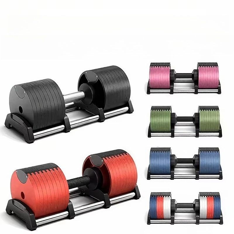 Tanie, kolorowe hantle wolnost – Adjustable Dumbbell Pair 40Kg recenzja i cena