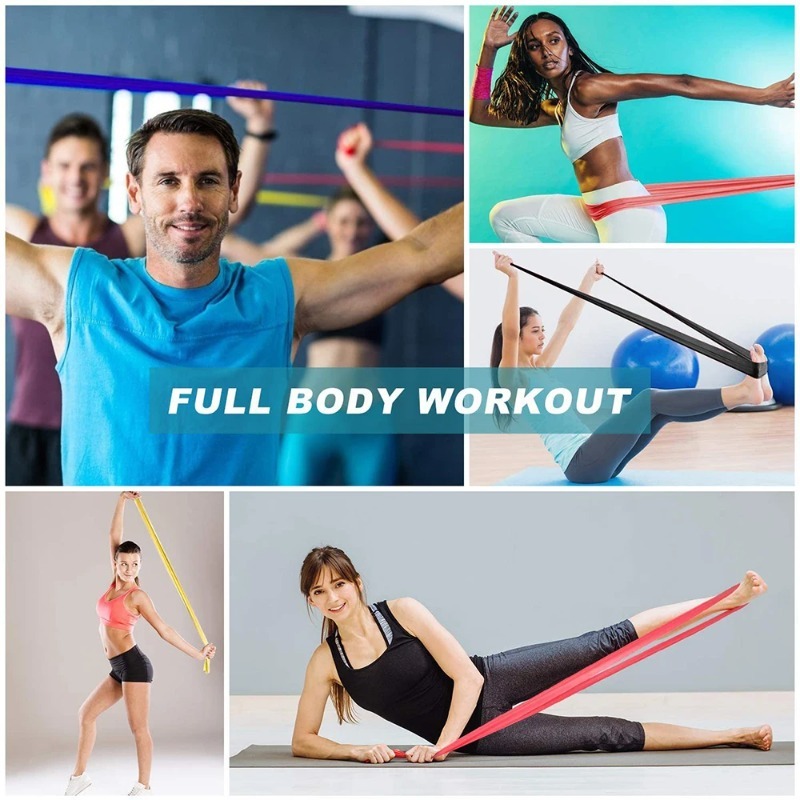 Naturalne lateksowe gumy oporo – Pilates Bar Kit With Resistance Bands recenzja i cena