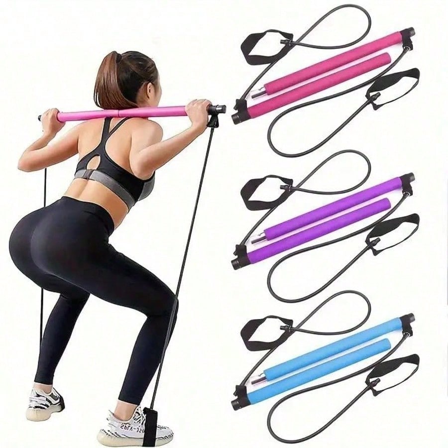 Zestaw do pilatesu z prętem i  – Pilates Bar Kit With Resistance Bands recenzja i cena