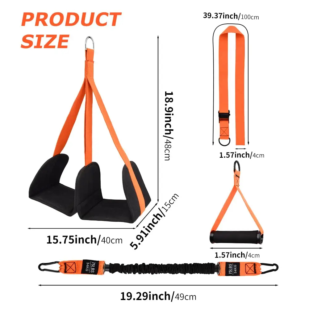 Zestaw gum do podciągania, pas – Resistance Bands Set With Handles recenzja i cena