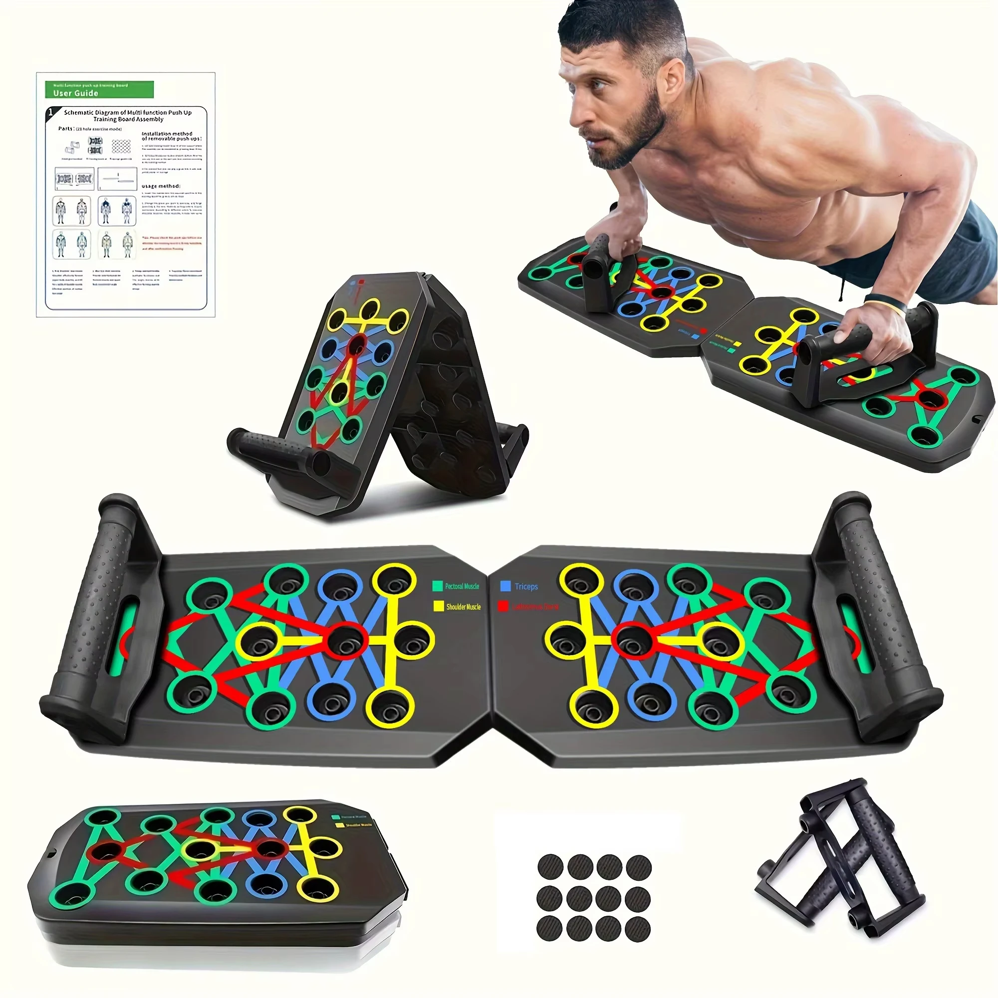 1 szt. Składana, wielofunkcyjn – Push Up Board Foldable Multi Function recenzja i cena