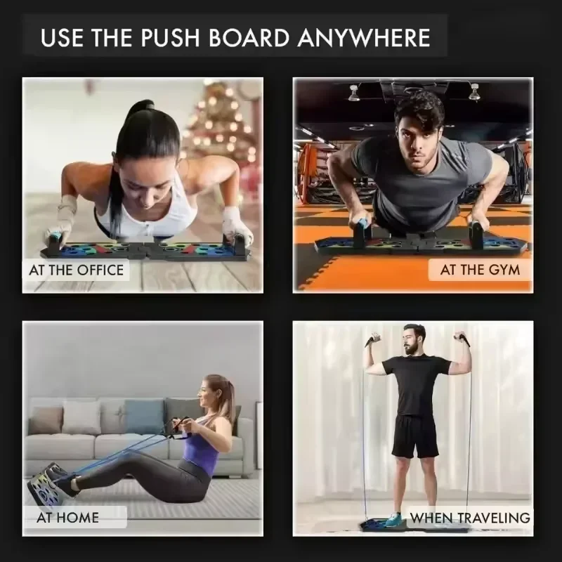 1 szt. Składana, wielofunkcyjn – Push Up Board Foldable Multi Function recenzja i cena