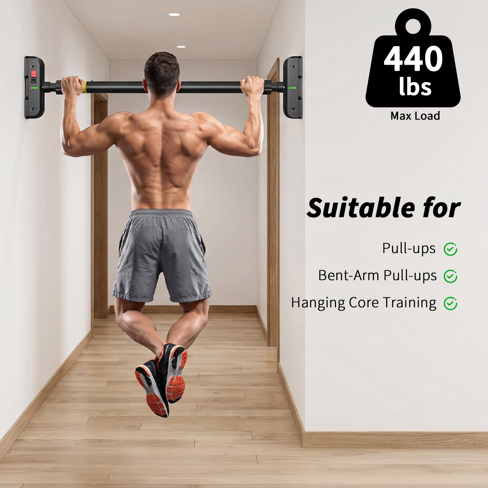 Drążek do podciągania do drzwi – Door Pull Up Bar No Screw recenzja i cena