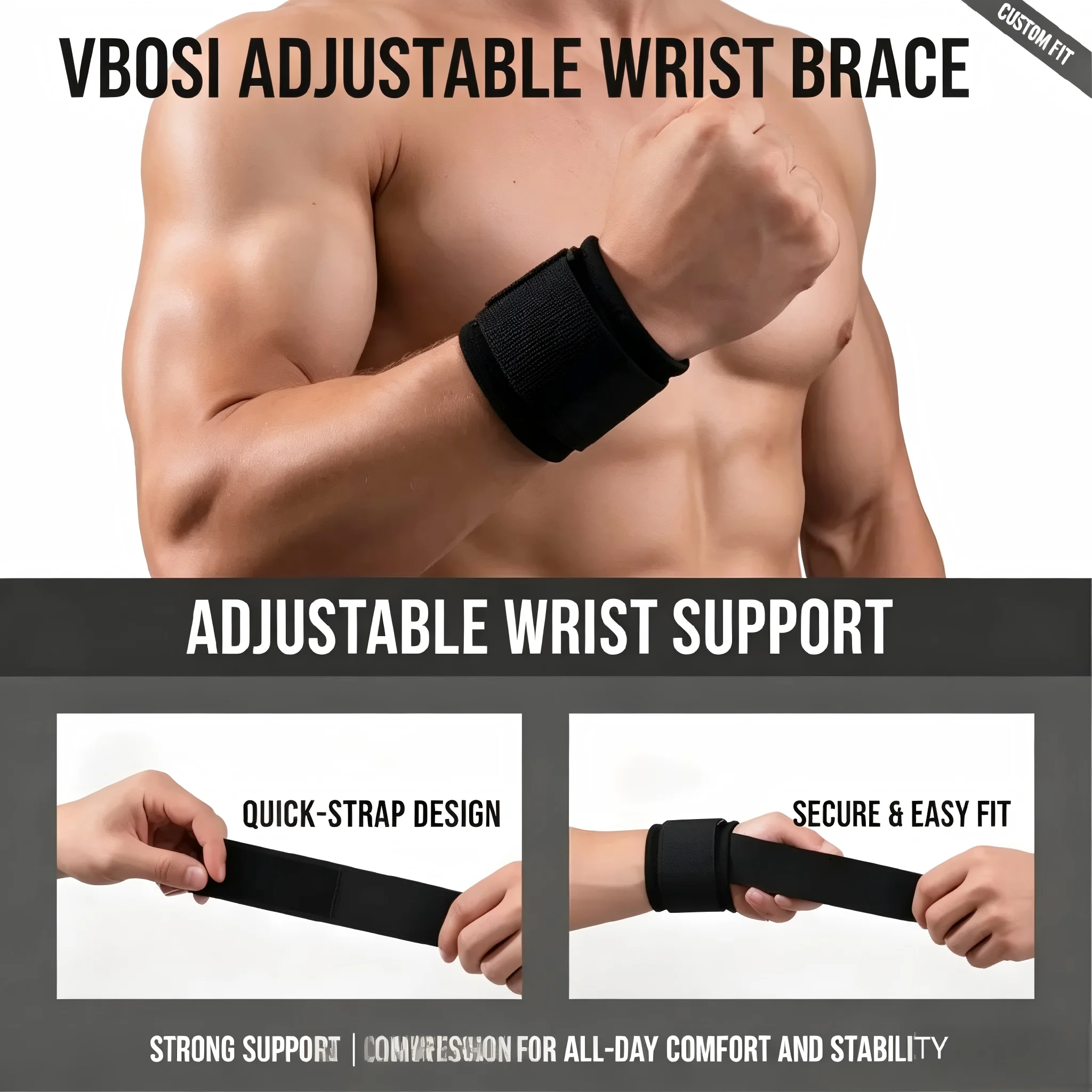 Profesjonalne oddychające owij – Wrist Wraps Weightlifting Support recenzja i cena
