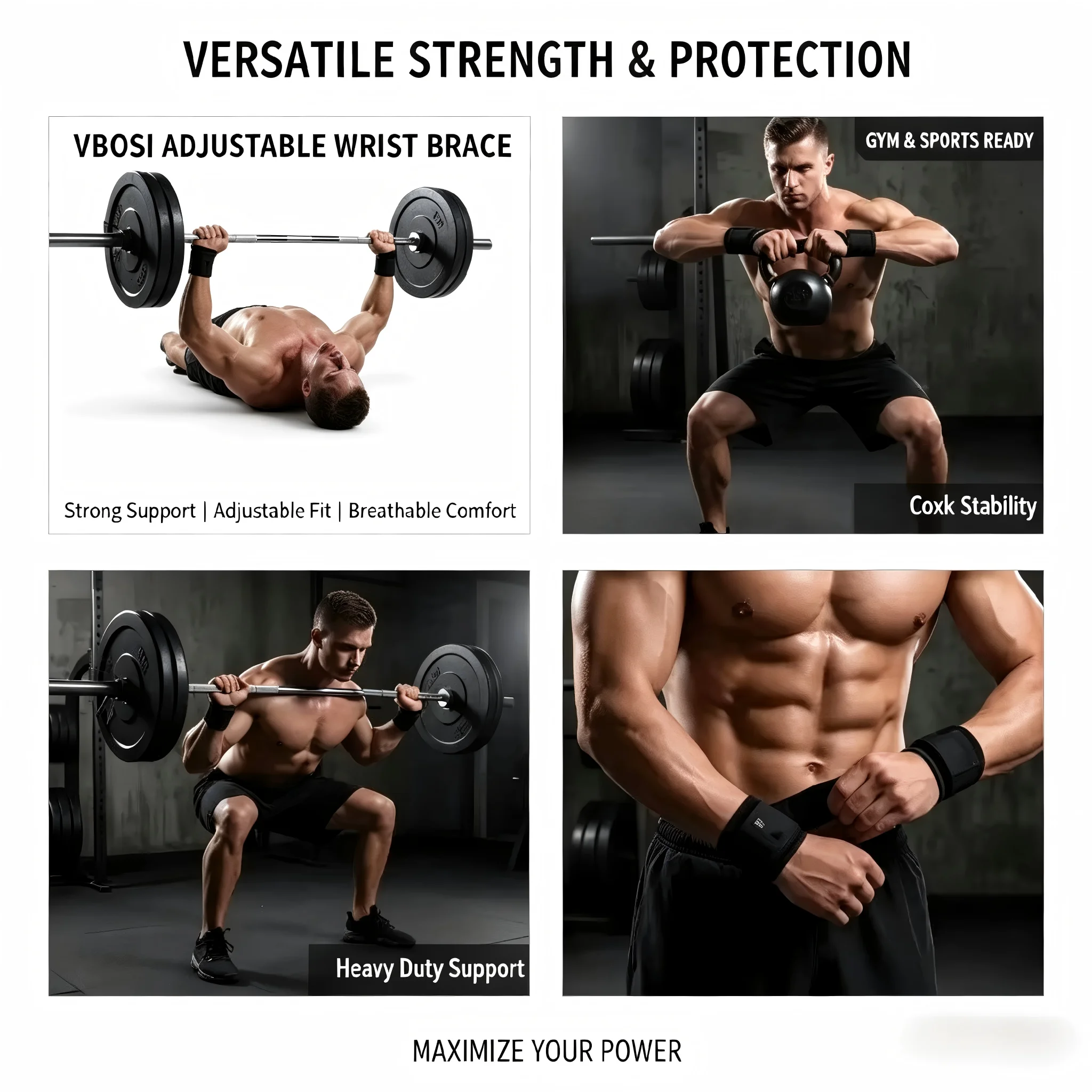 Profesjonalne oddychające owij – Wrist Wraps Weightlifting Support recenzja i cena