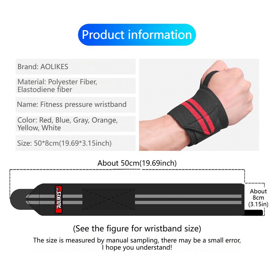 AOLIKES Fitness Opaski na Nadg – Wrist Wraps Weightlifting Support recenzja i cena